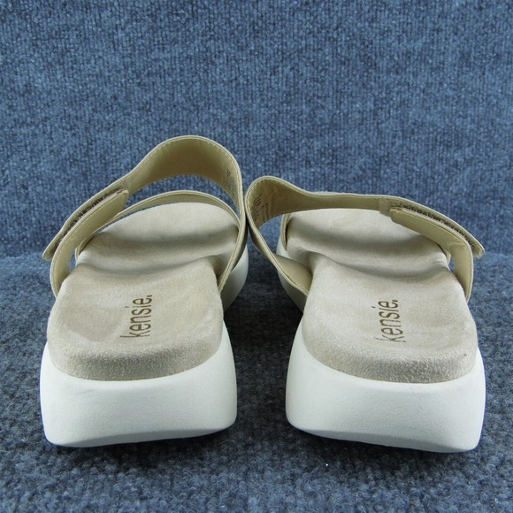 Kensie‎ Jipsy Women Slide Sandal Shoes Beige Synthetic Size 8 Medium - Picture 5 of 10